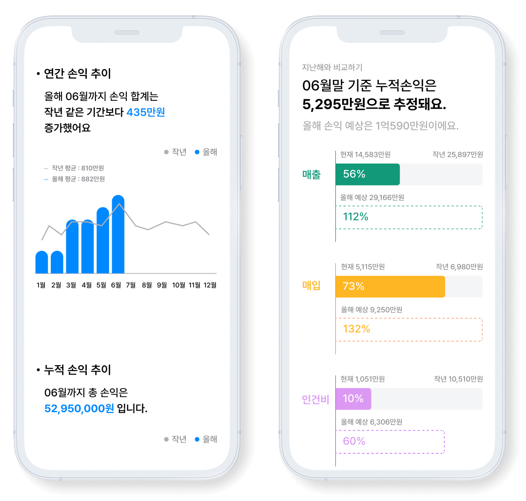 사업분석 보고서 화면